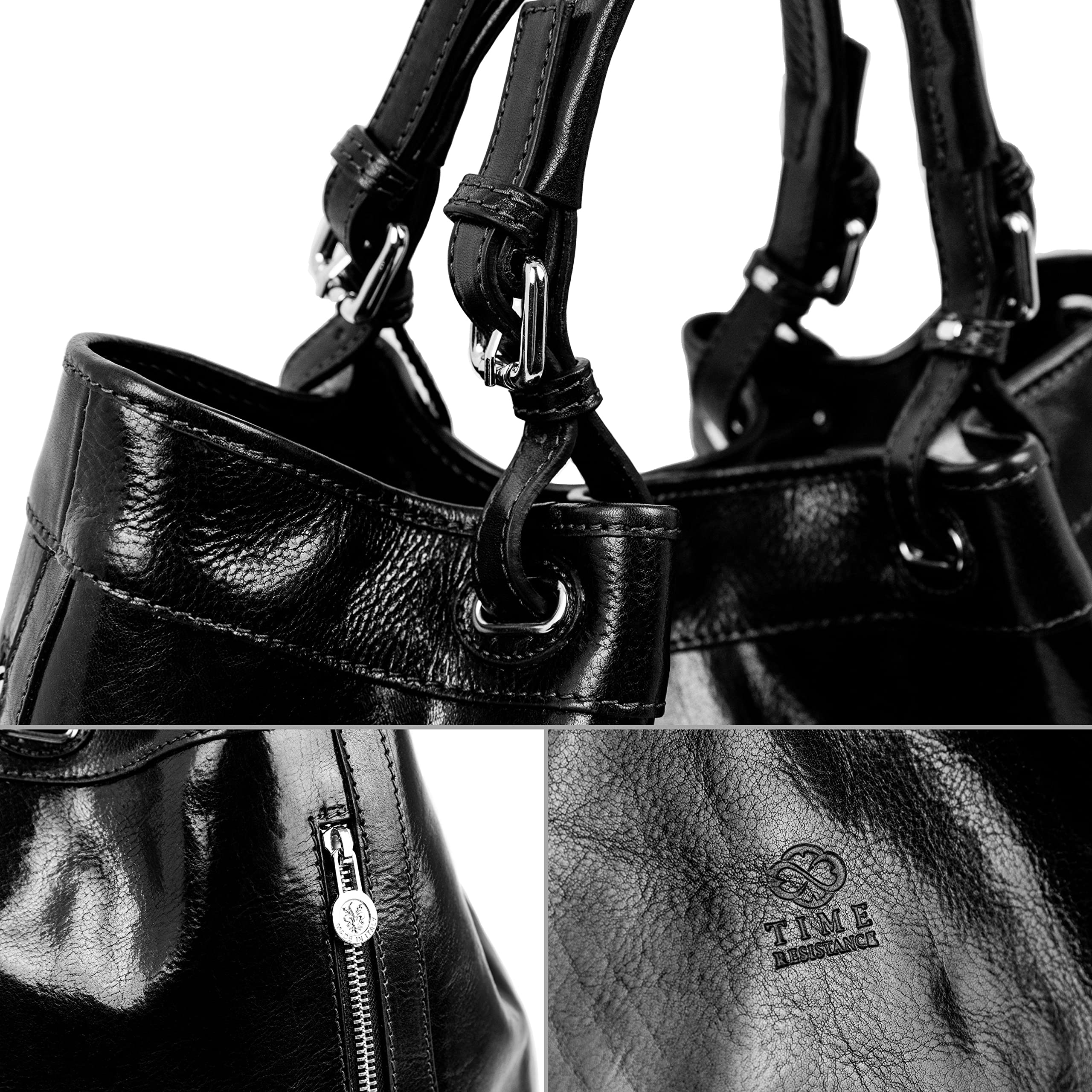 Premium Full-Grain Leather Handbag for Women - Timeless Top Handle Purse - Durable & Stylish - Perfect for Work, Travel & Special Occasions