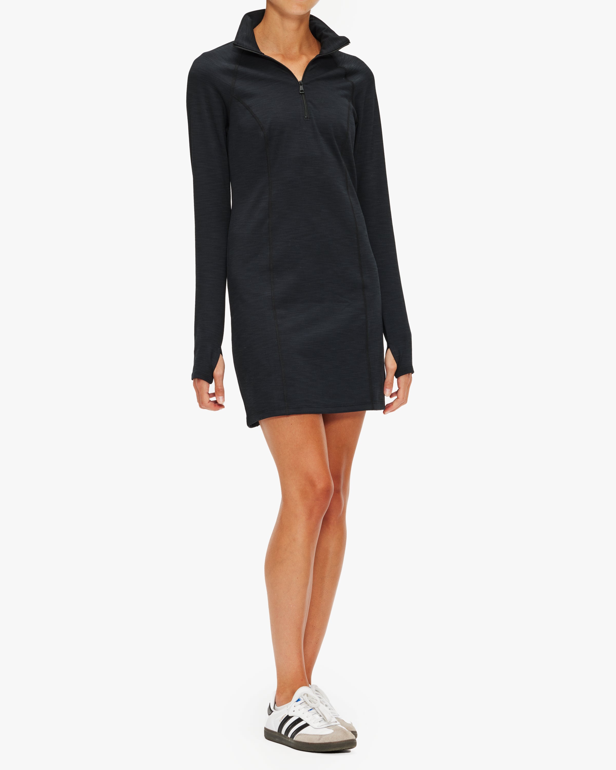 Beyond Yoga Heather Rib Westside Dress - Women's Comfortable Ribbed Knit Dress for Yoga, Lounge & Everyday Wear - Perfect for Workouts, Relaxing & Casual Outings