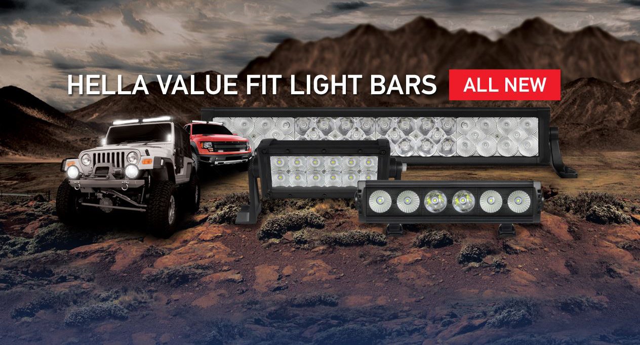 HELLA 357208201 ValueFit Sport Series 32-Inch LED Light Bar - 60 LEDs, Combo Beam for Off-Road Trucks, ATVs & UTVs - Waterproof & Durable for Outdoor Adventures