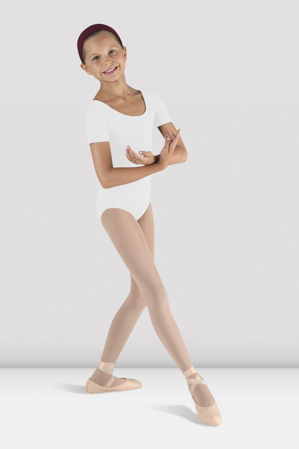 Girls Dance Leotard - Short Sleeve Round Neck Ballet Gymnastics Outfit for Toddler & Kids - Perfect for Ballet Class, Gymnastics Practice & Dance Performance