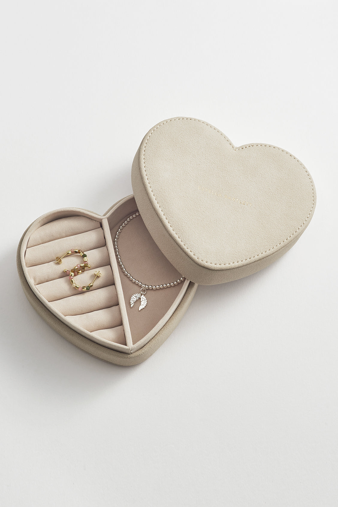 Elegant Heart-Shaped Jewelry Box for Women - Perfect for Necklaces, Rings & Earrings - Romantic Gift for Valentine's Day, Anniversary & Special Occasions