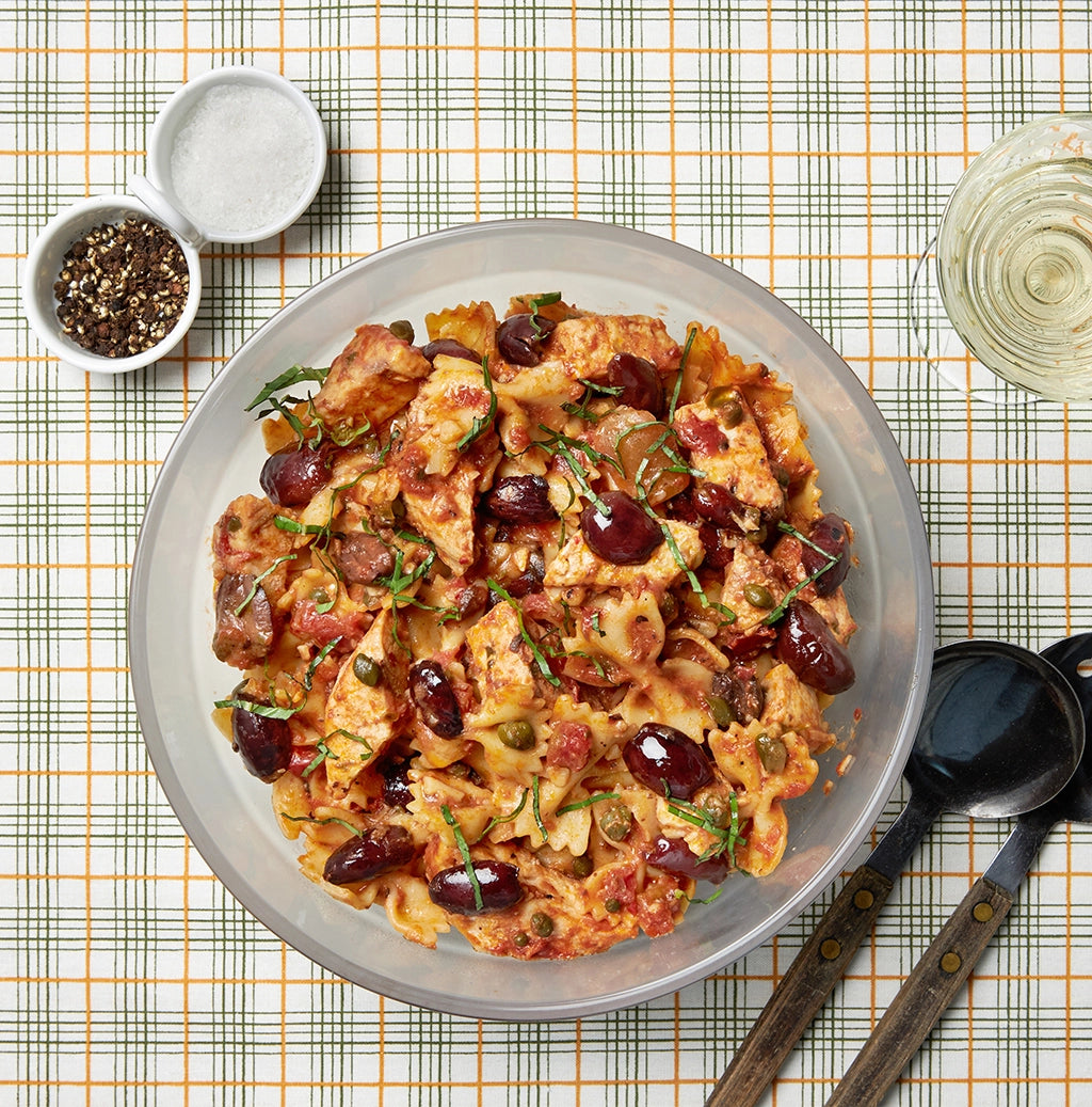 Delicious Swordfish Pasta Puttanesca Recipe - Authentic Italian Seafood Pasta Dish | Perfect for Romantic Dinners & Family Gatherings