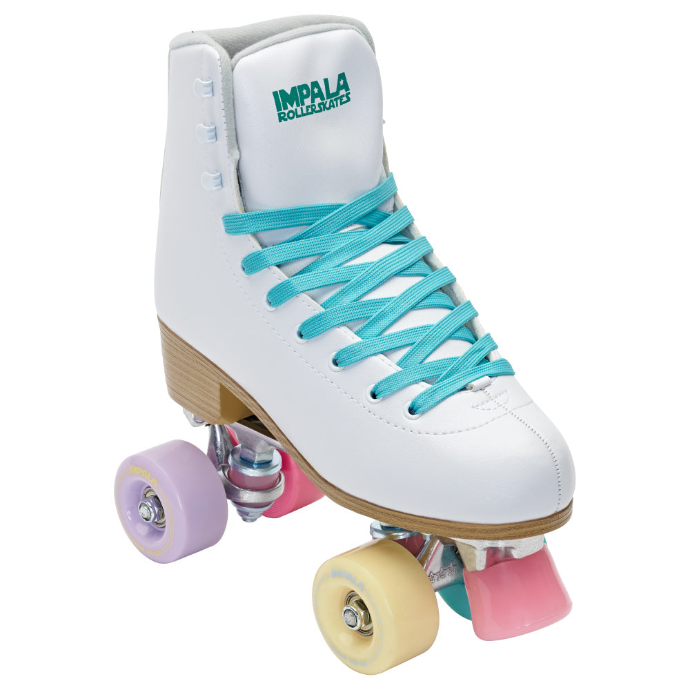 Impala Quad Roller Skate Wheels 58mm 82a - 4 Pack Multi-Colored Wheels for Outdoor & Indoor Skating, Rink, Park, and Trail Use