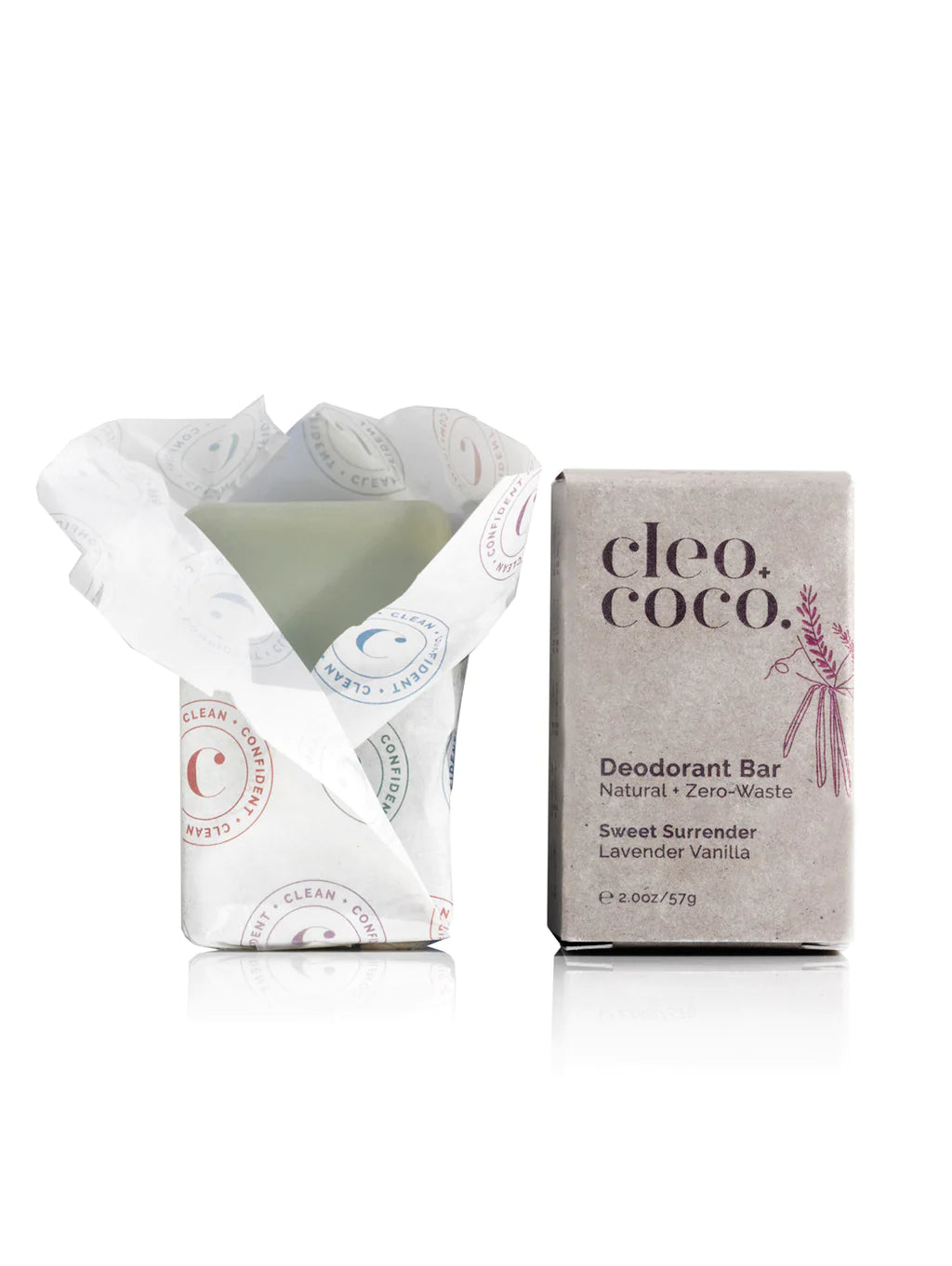 Zero Waste Deodorant Bar - Sweet Surrender Lavender Vanilla | Natural, Aluminum-Free & Eco-Friendly | Perfect for Travel, Gym & Daily Use
