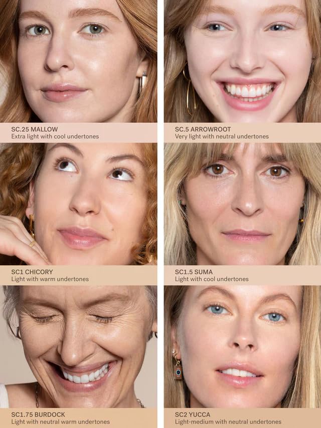 ILIA True Skin Serum Concealer - Non-Comedogenic, Cruelty-Free & Vegan Makeup for Sensitive Skin | Reduces Dark Circles & Blemishes (Mallow SC.25, 0.16 oz/5ml) | Perfect for Daily Wear, Office & Special Occasions
