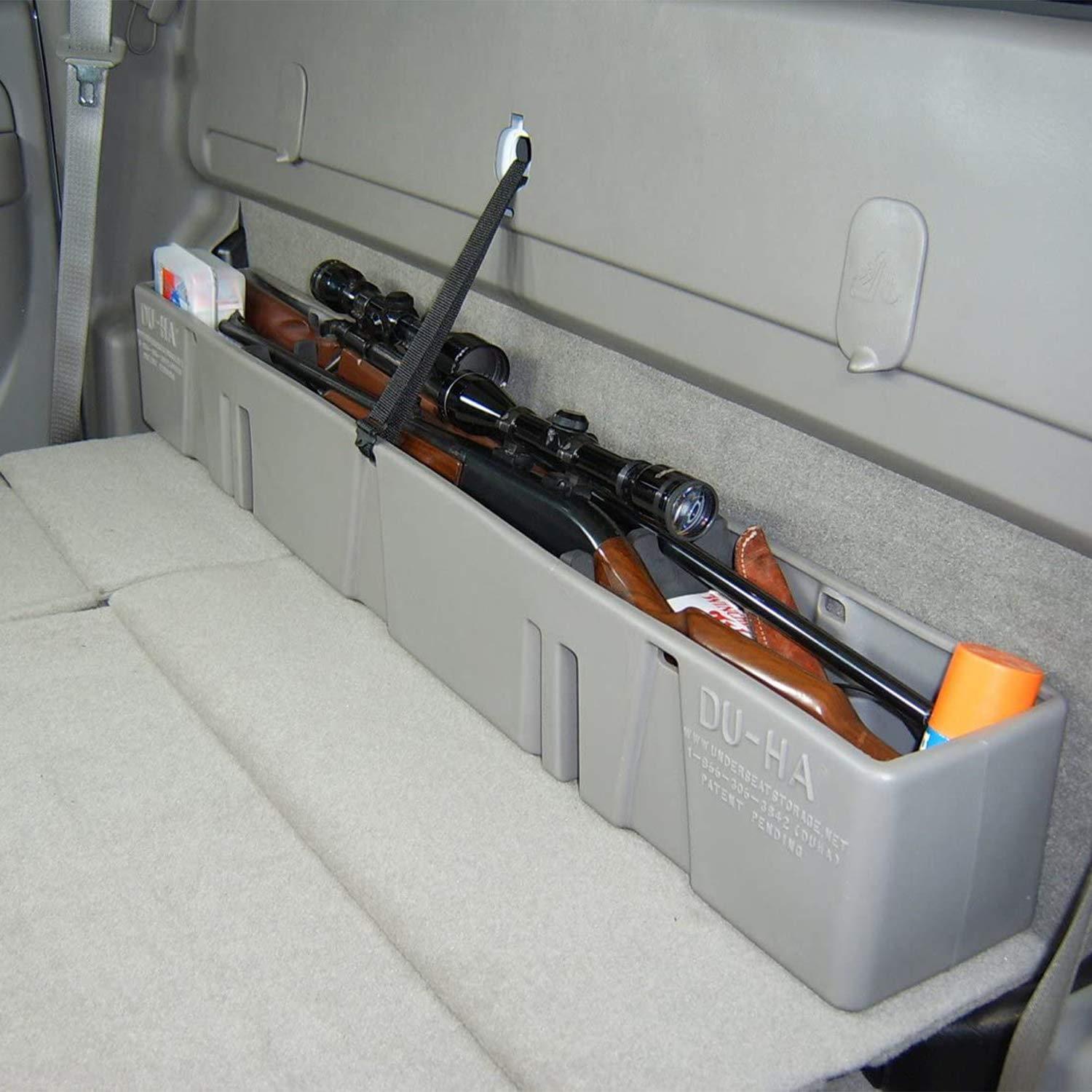 DU-HA 10013 Behind-The-Seat Truck Storage Organizer - Heavy Duty Under Seat Storage Box for Pickup Trucks & SUVs - Perfect for Tools, Emergency Kits & Outdoor Gear Storage