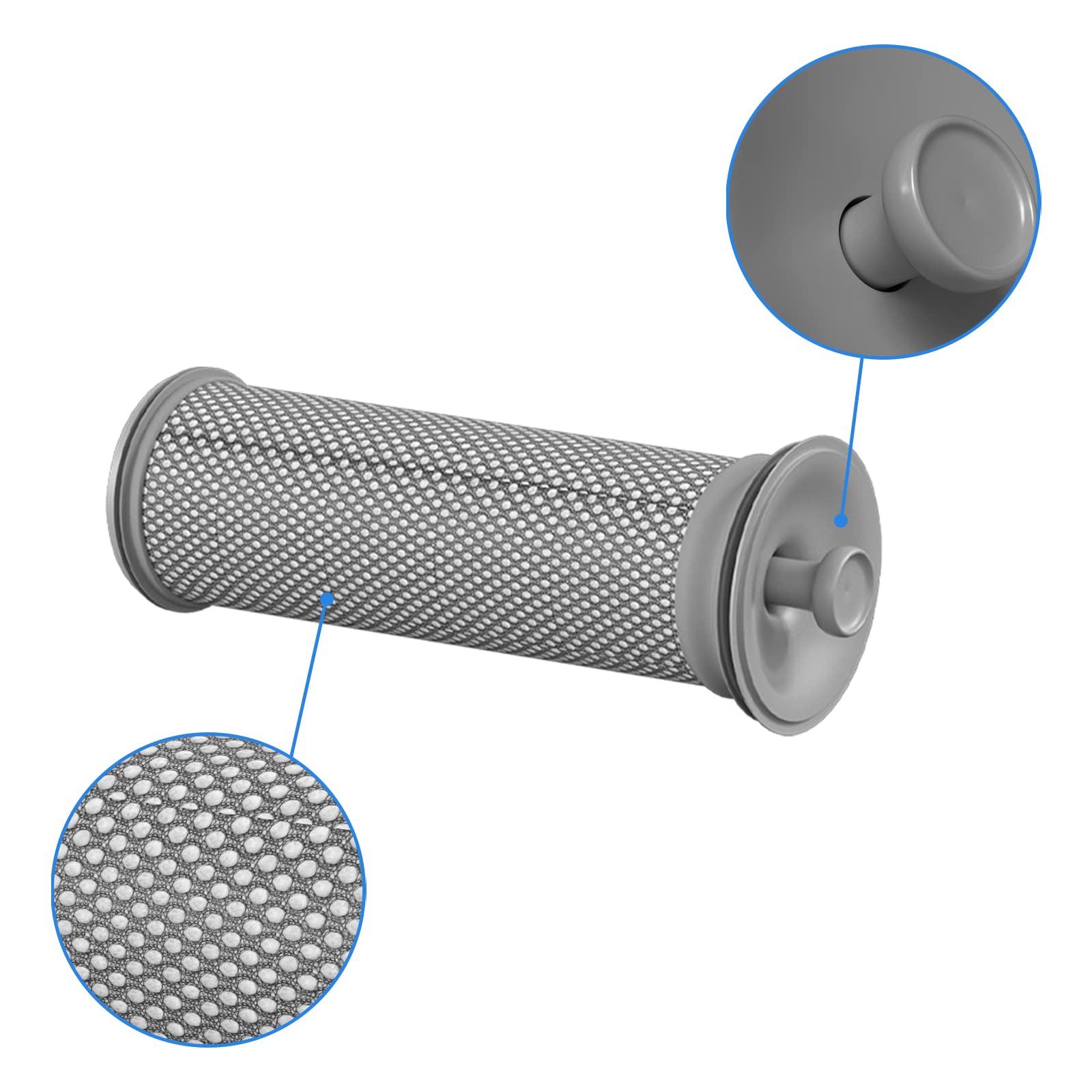 3 Pack Tineco A10/A11 Vacuum Pre Filters with Brush - for Easy Cleaning & Maintenance