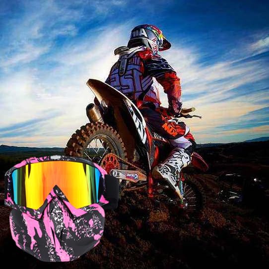 Snow Ninja Mask with Anti-Fog Goggles - Windproof, Detachable Winter Face Mask for Skiing, Snowboarding & Outdoor Sports - Dritnow Cold Weather Protection Gear