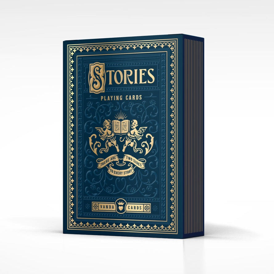 Stories Vol.2 Playing Cards - Premium Blue Deck for Poker, Magic Tricks & Card Games | Perfect for Game Nights, Collectors & Cardistry