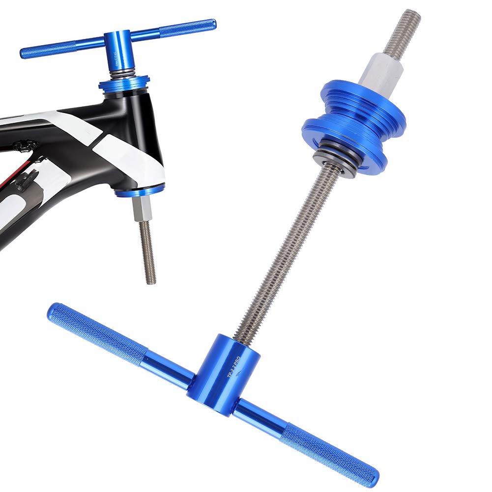 Premium Bike Headset Cup Press Tool - Professional Bottom Bracket Installation Kit for Mountain Bikes & Road Bikes | Perfect for DIY Bike Repairs & Maintenance in Home Workshops