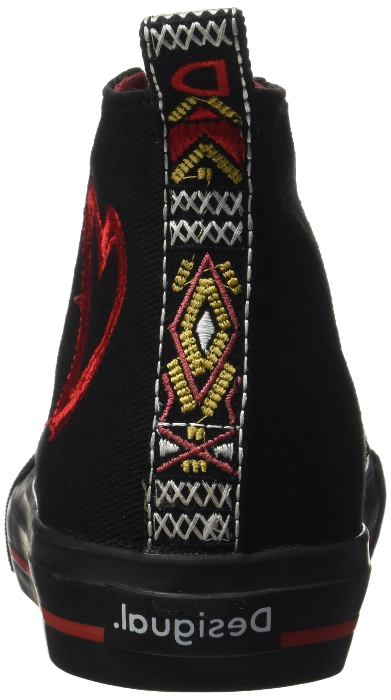 Desigual Women's Fashion Sneakers - Comfortable High-Top Casual Shoes for Walking, Running & Everyday Wear | Trendy Street Style & Gym Workout Footwear
