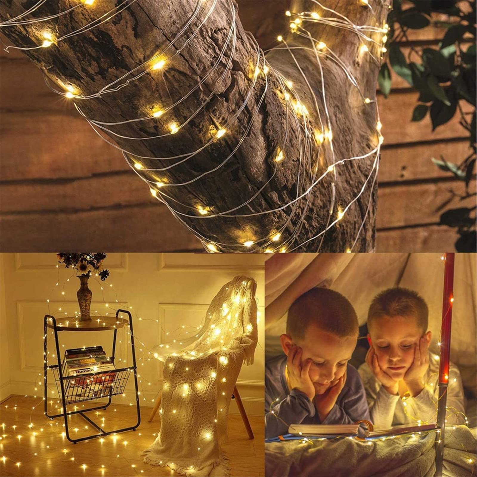 SHANZG 8-Mode USB Party String Lights with Remote - 300x300cm Creative Christmas Decorations for Home, Wedding & Holiday Festive Atmosphere (Indoor/Outdoor Use)