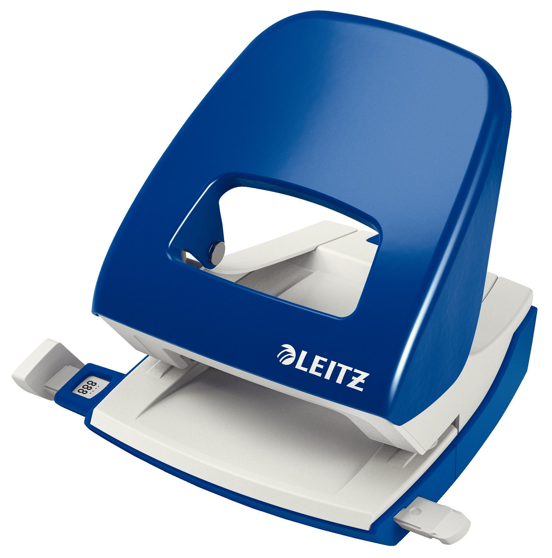 Leitz NeXXt 50950035 Office Set - 5008 Hole Punch & 5502 Stapler in Black | Heavy Duty Paper Puncher & Stapler Combo for Home Office, School, Business | Blister Packaged
