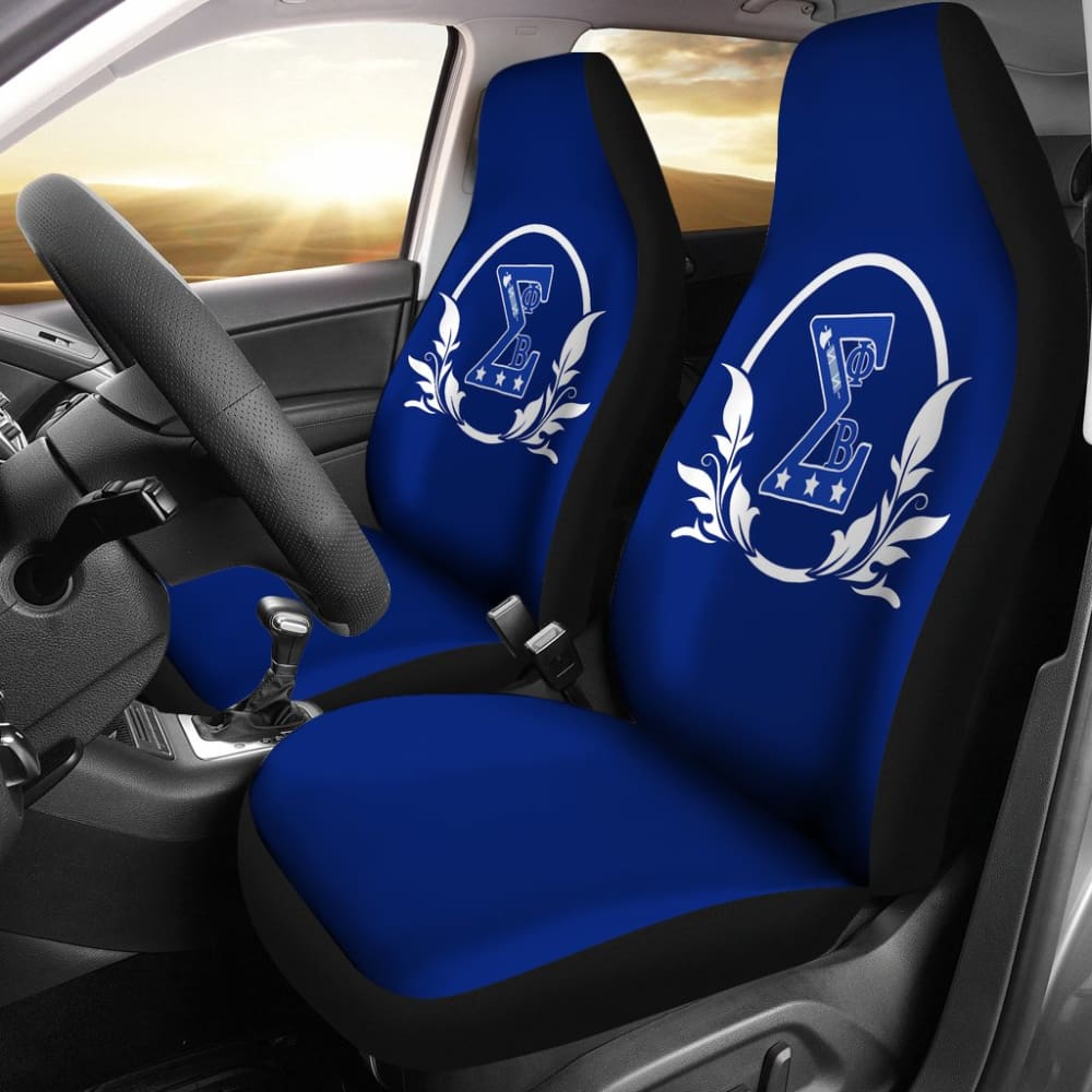 Phi Beta Sigma Fraternity Car Seat Covers for African American - Premium Custom Fit Auto Accessories | Perfect for College Students, Greek Life Events & Brotherhood Rides
