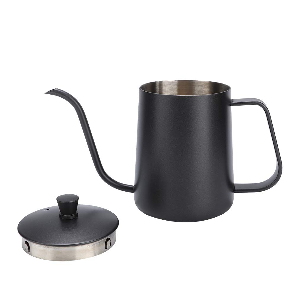 Premium Stainless Steel Gooseneck Coffee Kettle - 600ml Pour Over Kettle for Precise Brewing, Ideal for Coffee & Tea Lovers - Perfect for Home Baristas, Specialty Coffee Shops, and Gift Giving