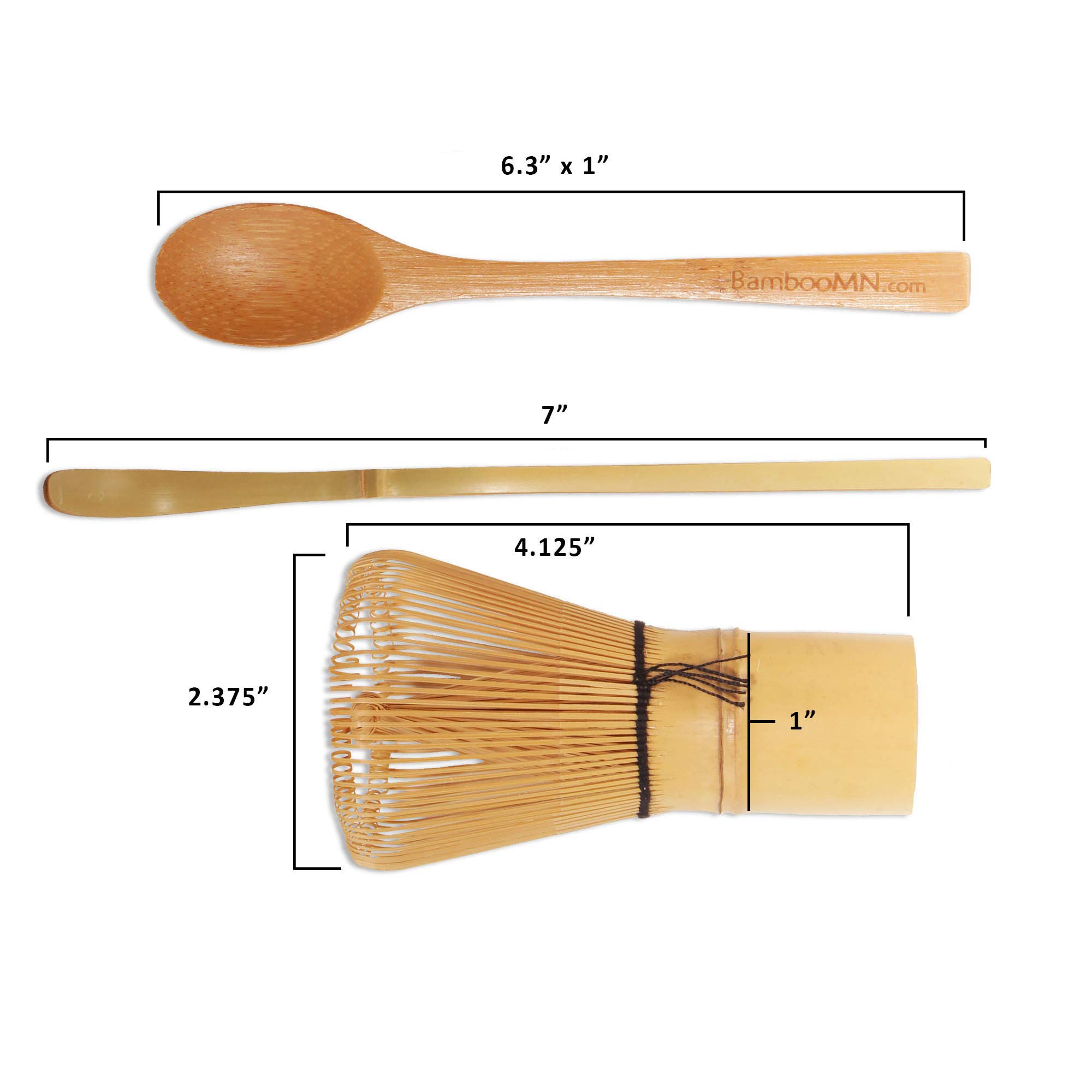 Premium Matcha Whisk Set - Golden Chasen Tea Whisk, Bamboo Chashaku Scoop & Tea Spoon - 10 Sets for Authentic Japanese Tea Ceremony & Home Brewing