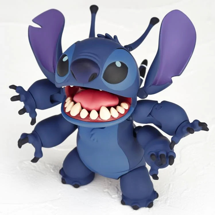 Amazing Yamaguchi Revoltech Action Figure Stitch NR035 - Highly Poseable Collectible Toy for Disney Fans and Anime Lovers - Perfect for Display, Photography, and Cosplay Inspiration