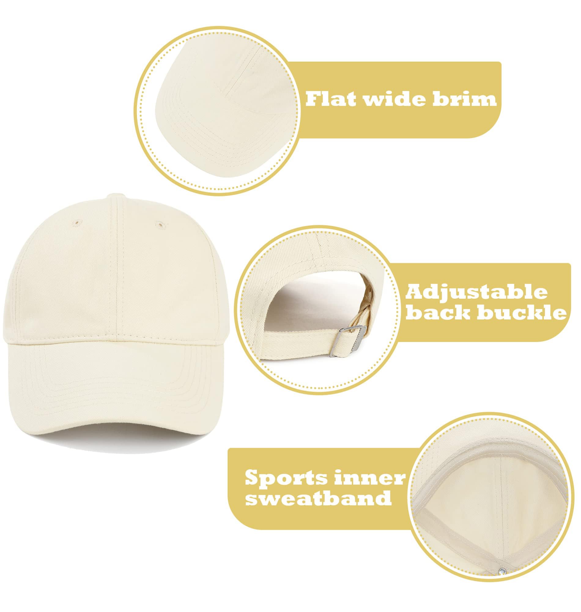 Durio Women's Baseball Caps - Adjustable Summer Sun Visor Hat for Women & Men | Cute Sporty Style for Outdoor Activities, Beach, Running & Casual Wear