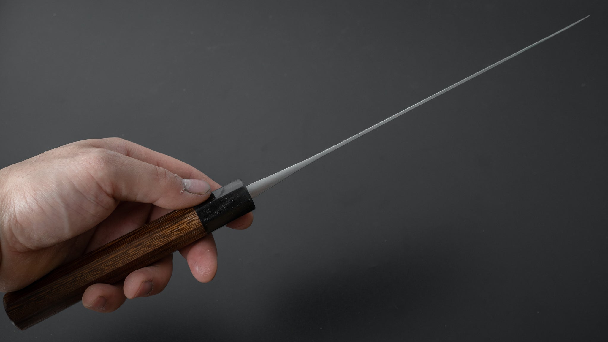 Premium Jiro Tsuchime Wa Gyuto 225mm Japanese Chef Knife with Taihei Tagayasan Handle - Perfect for Sushi, Meat Cutting & Professional Kitchen Use (#369)