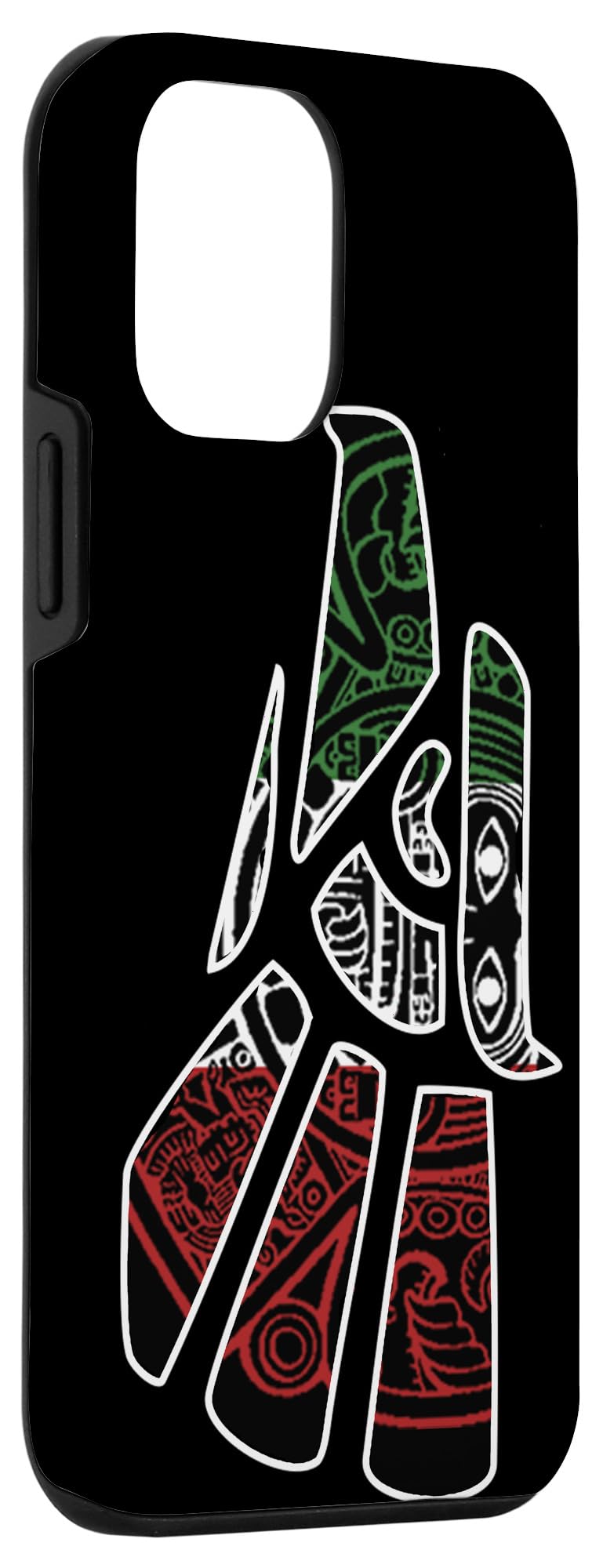 iPhone 12 Mini Protective Case with Authentic Aztec Calendar & Mexican Eagle Design - Durable Phone Cover for iPhone 12 Mini - Perfect for Cultural Enthusiasts and Travel Lovers