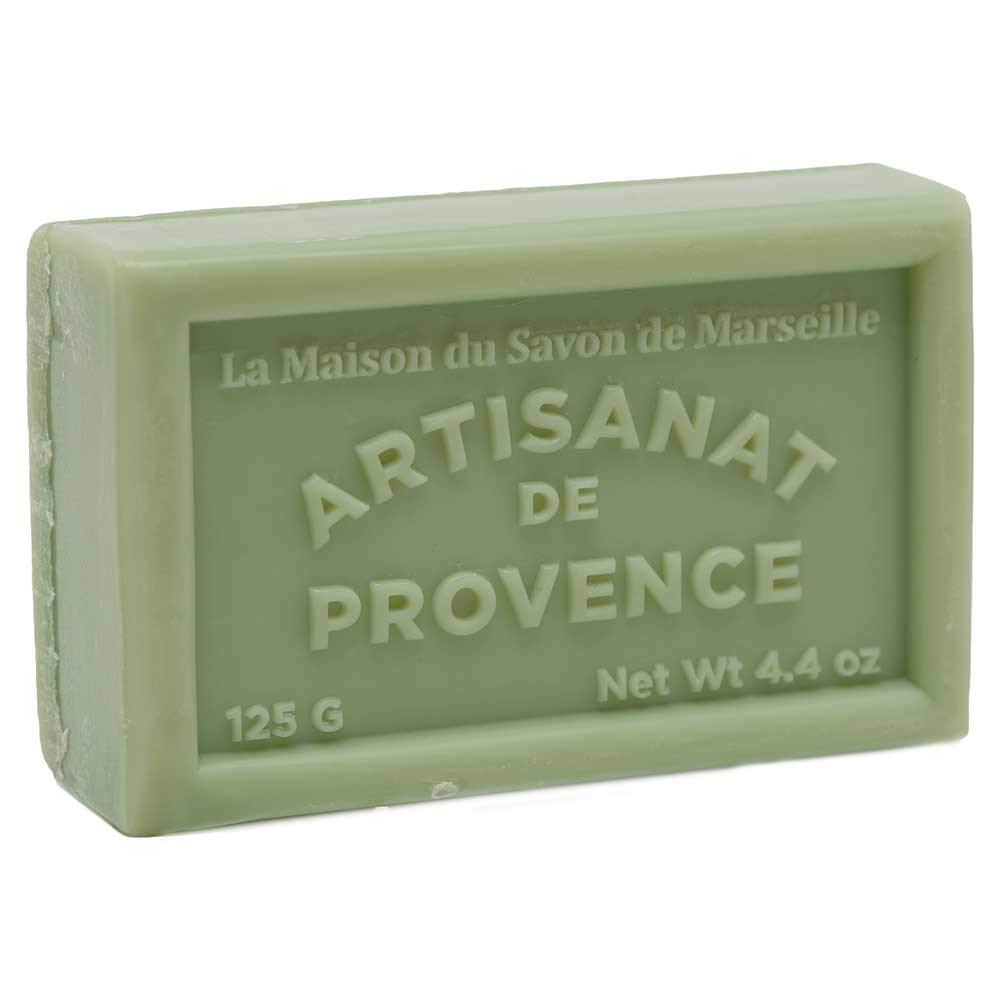 Organic Shea Butter Marseille Soap - French Lemon Verbena Scented Bar (125g) for Sensitive Skin & Eco-Friendly Bathing - Perfect for Daily Use, Travel & Gifts