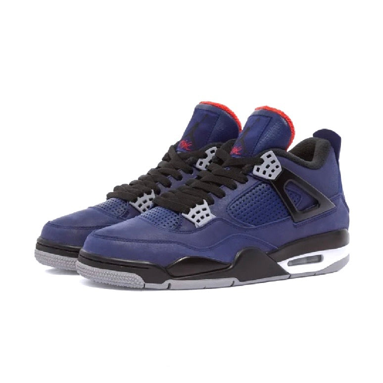 Air Jordan 4 Retro Winterized Loyal Blue Men's Basketball Shoes - Comfortable Sneakers for Winter Sports & Casual Wear