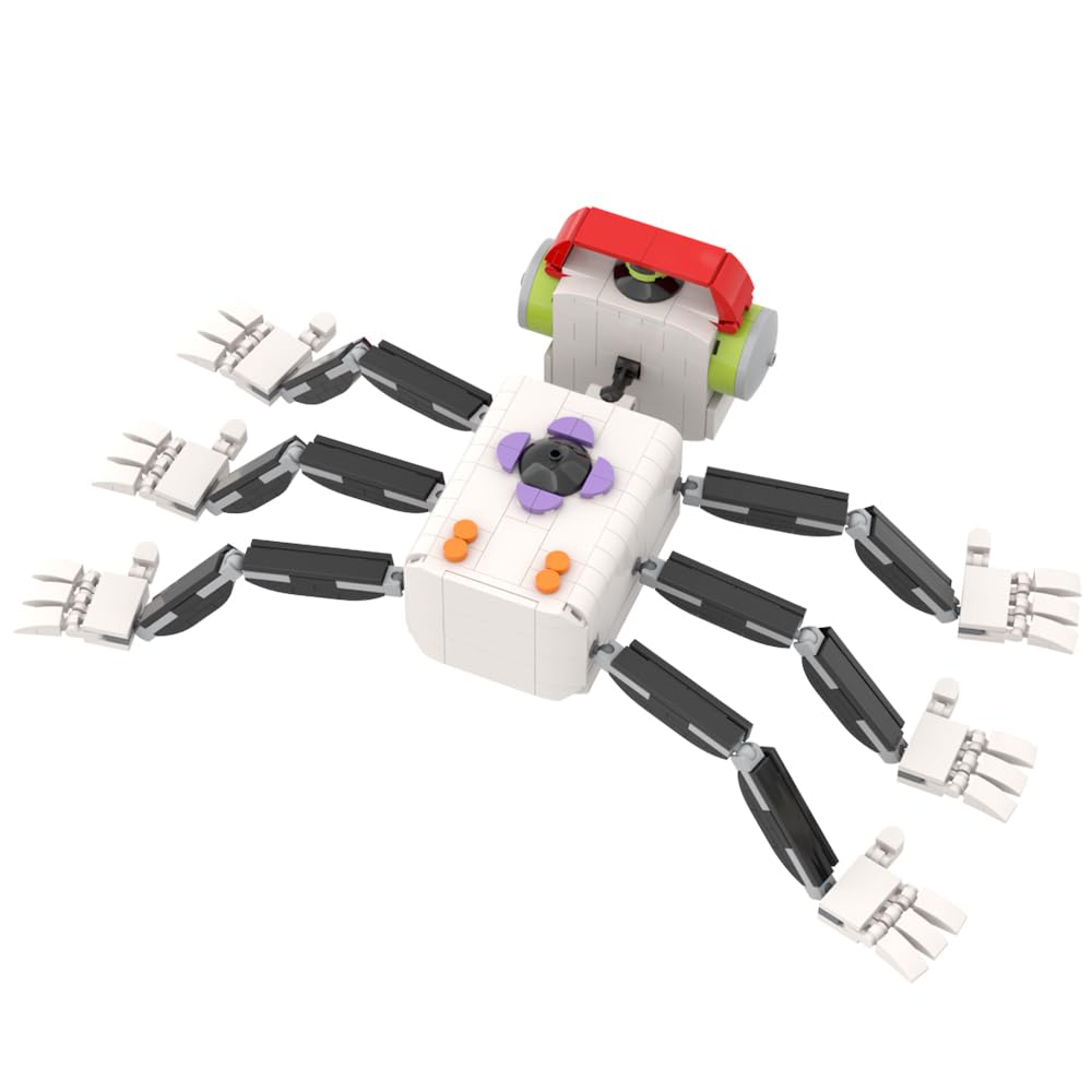 Five Nights at Freddy's DJ Music Man Building Blocks Set - 492PCS Horror Security Breach Monster Robot Action Figure Model Toy for Kids & Adults | FNAF Fan Collectible Gift for Boys Girls Age 8+ | Birthday Present for Gamers & Horror Enthusiasts