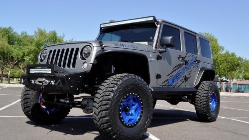 Stealth Fighter Front Bumper for Jeep JK Wrangler (2007-2018) - Heavy Duty Off-Road Replacement Bumper | Perfect for Rock Crawling & Trail Adventures