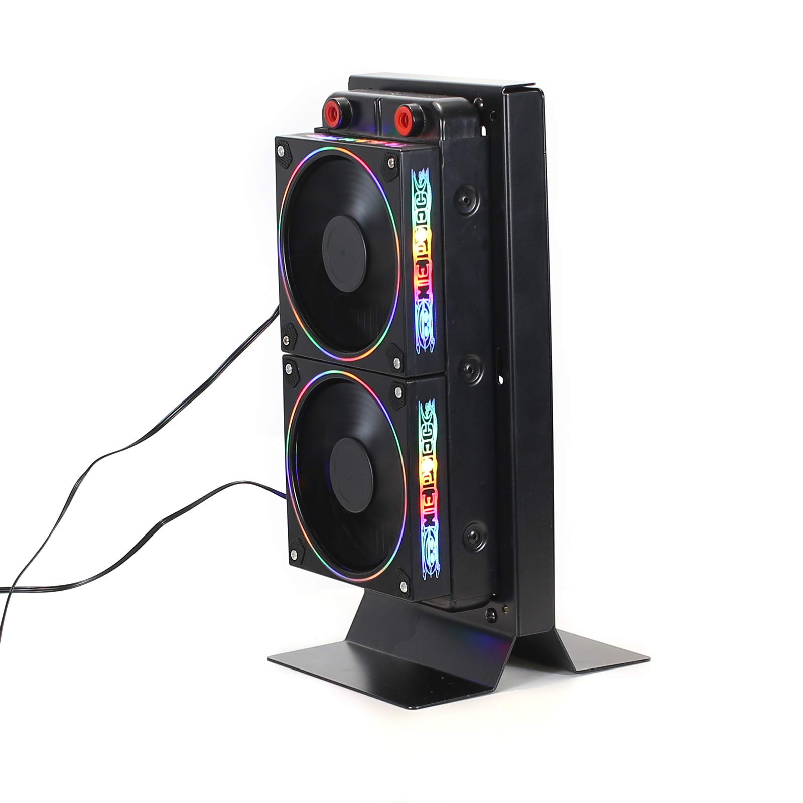 Tebatu External Water Cooling Dock Bracket for ITX Computer Case - Laptop Cooler Radiator for Enhanced Gaming and Workstation Performance