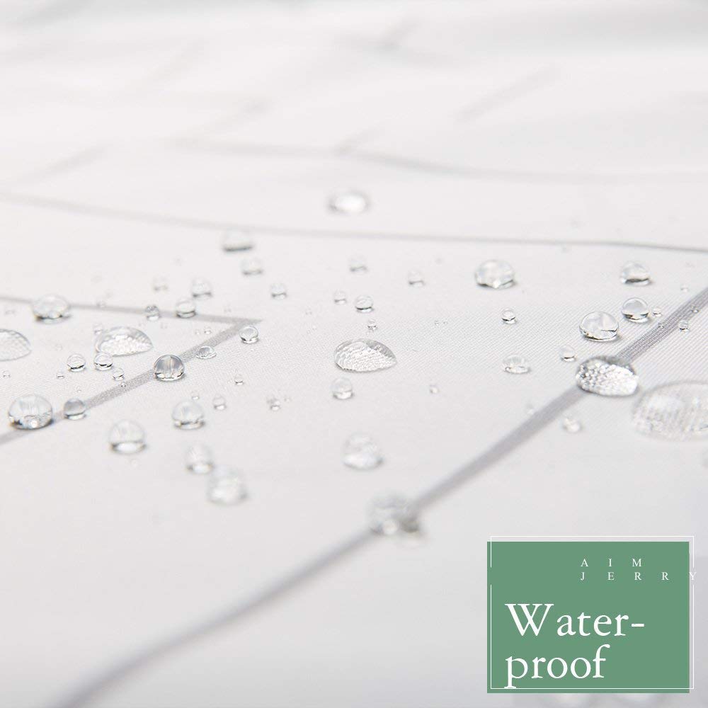 Spring Green Leaves Shower Curtain 72x84 Inch - Waterproof Bathroom Decor, Extra Long Fabric Shower Liner for Bathtub - Perfect for Modern Home, Spa & Guest Bathroom Decorations