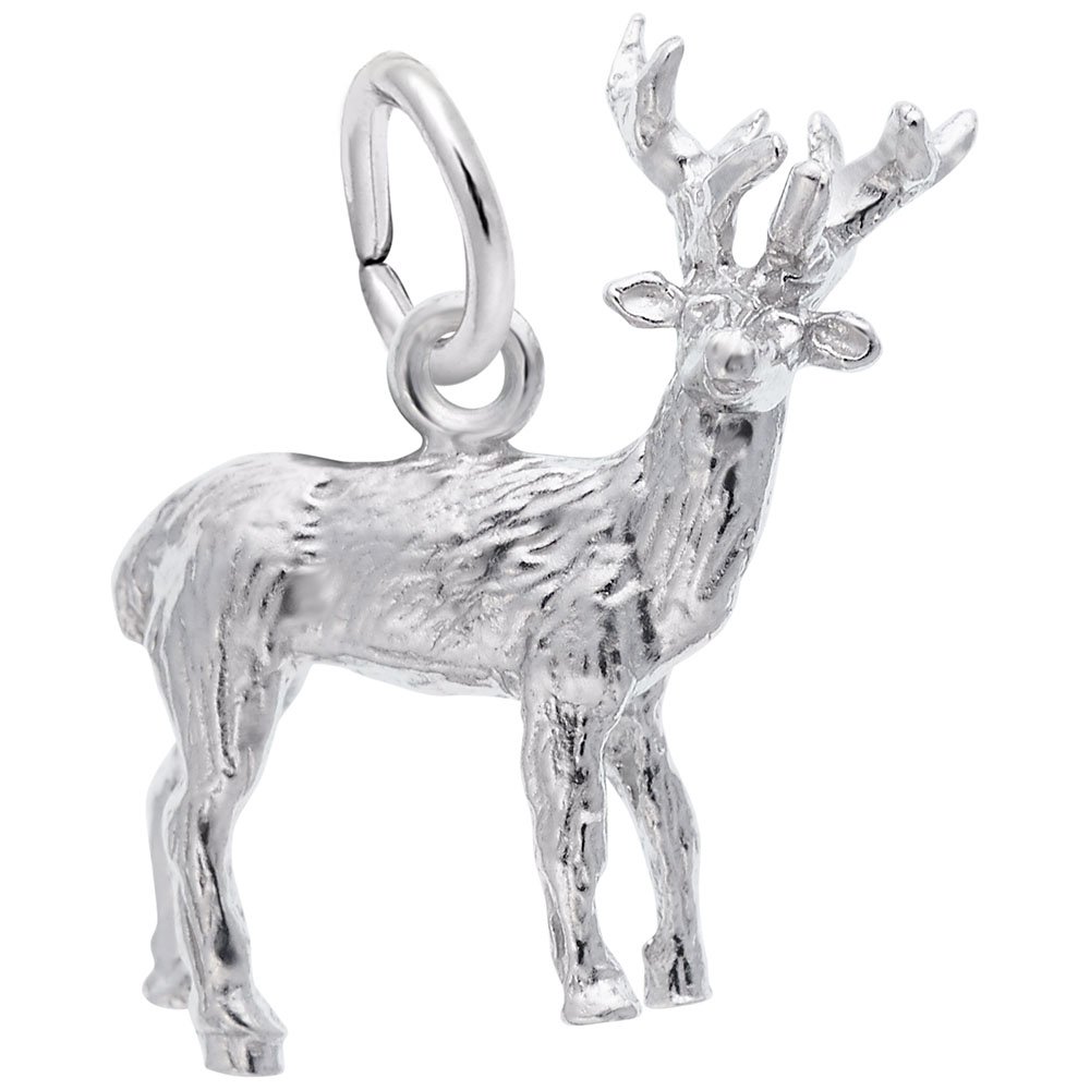 Elk Charm Pendant - Handmade Jewelry Charms for Bracelets & Necklaces - Perfect for DIY Crafting, Gifts, and Boho Fashion Accessories