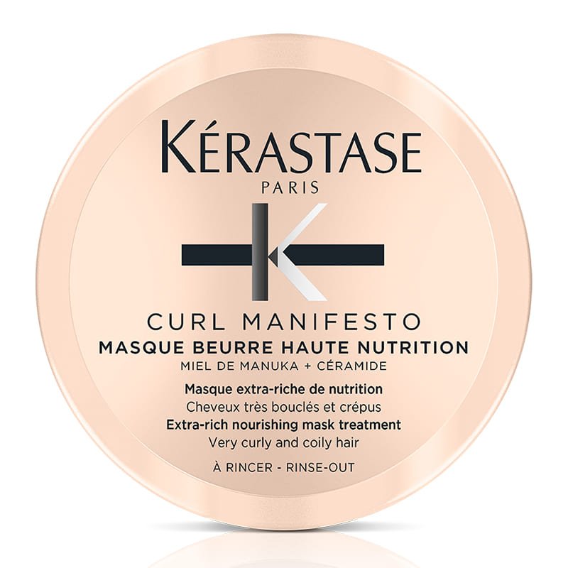 Kérastase Curl Manifesto Butter Mask - Ultra-Nourishing Deep Conditioning Treatment for Curly Hair | Salon-Quality Hydration & Repair for Dry, Frizzy Hair - Perfect for Post-Wash Care & Curl Definition