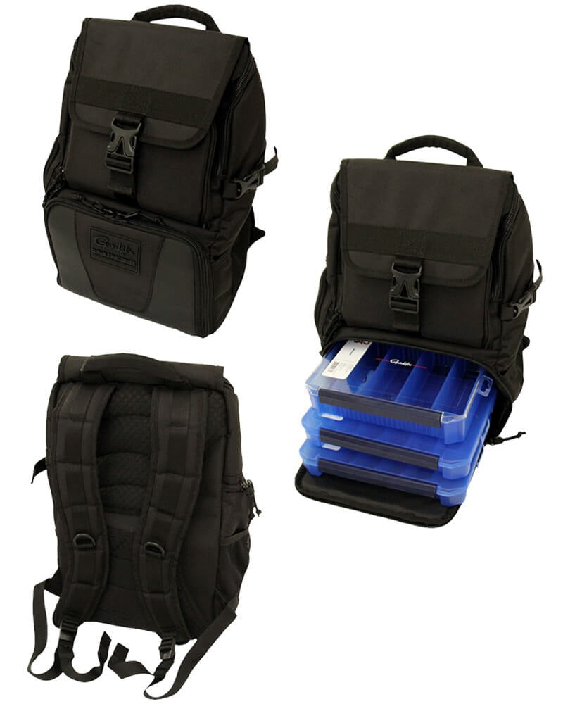 Gamakatsu BAG005 Fishing Tackle Backpack - Waterproof & Durable Storage for Lures, Hooks & Gear - Perfect for Freshwater & Saltwater Fishing Trips