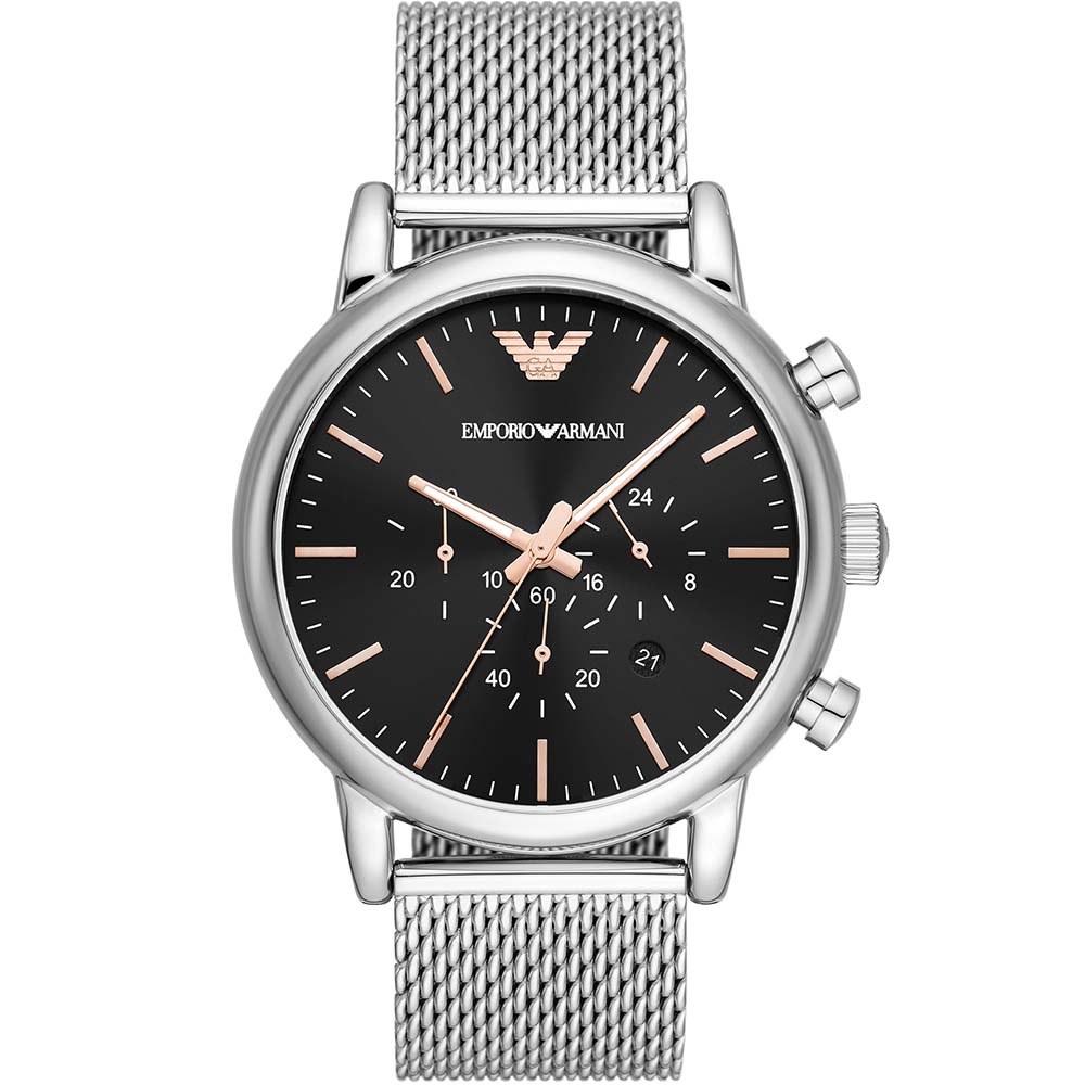 Emporio Armani AR11429 Luigi Men's Luxury Watch - Stylish Chronograph for Business, Formal & Casual Wear