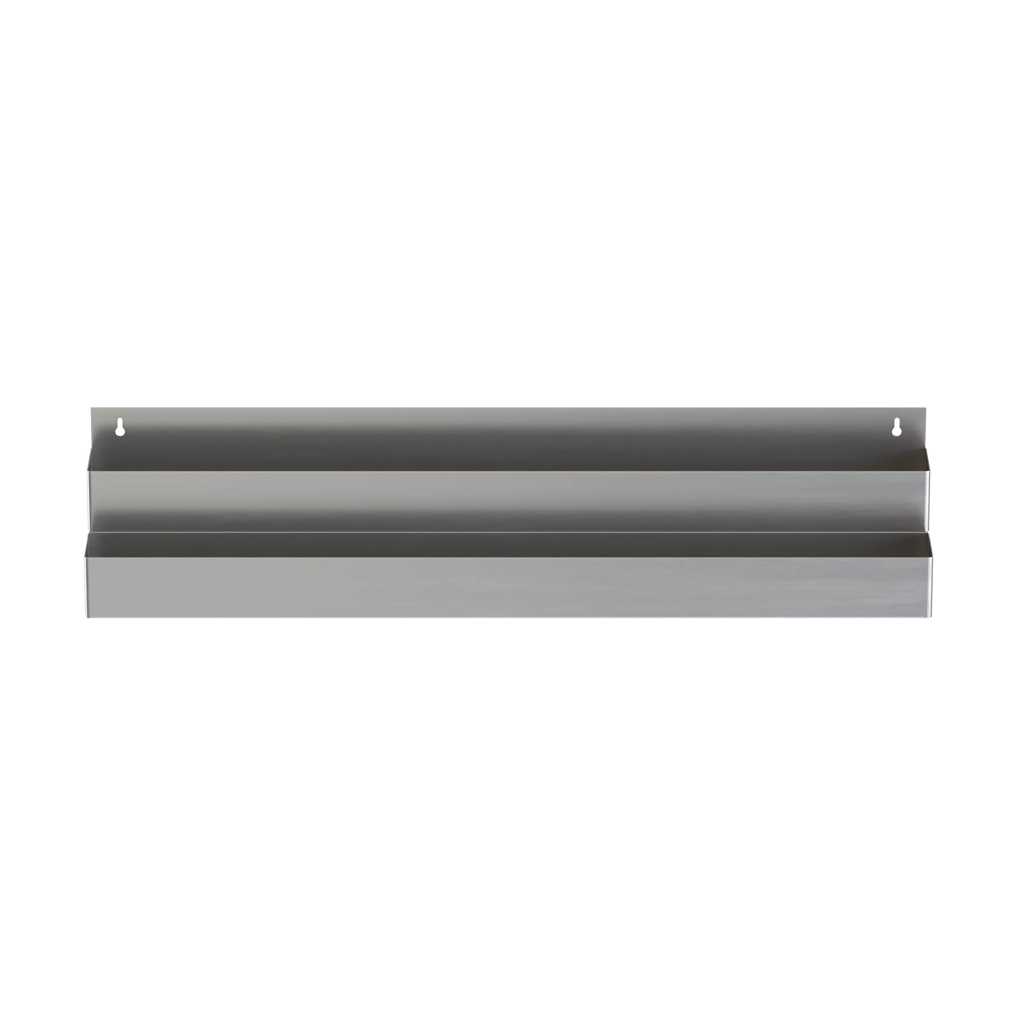 Premium 48-Inch Stainless Steel Double Tier Speed Rail - Heavy Duty Liquor Rack & Bottle Holder for Bars, Restaurants, and Commercial Use
