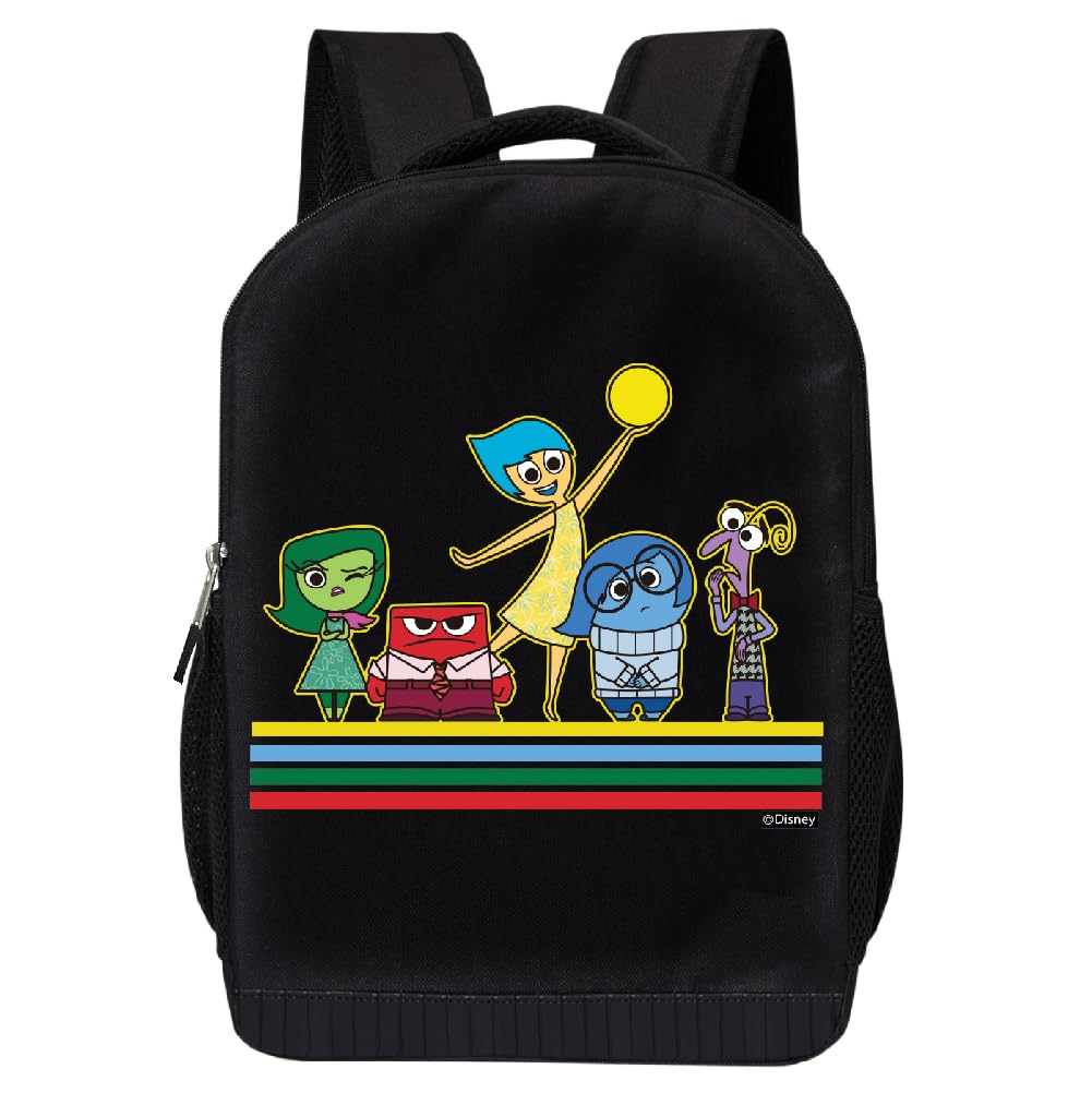 Disney Inside Out Kids Backpack for School, Travel & Daycare - Cute Unisex Shoulder Bag for Boys & Girls - Perfect for Toddlers, Preschool & Daily Use