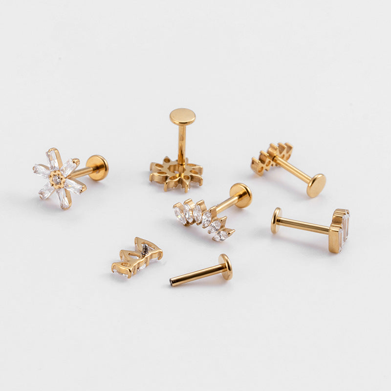 16G Curved Conch Helix Flat Back Ear Piercing Jewelry - Surgical Steel Cartilage Hoop Ring for Tragus, Helix, Conch - Perfect for Everyday Wear & Body Piercing Gifts