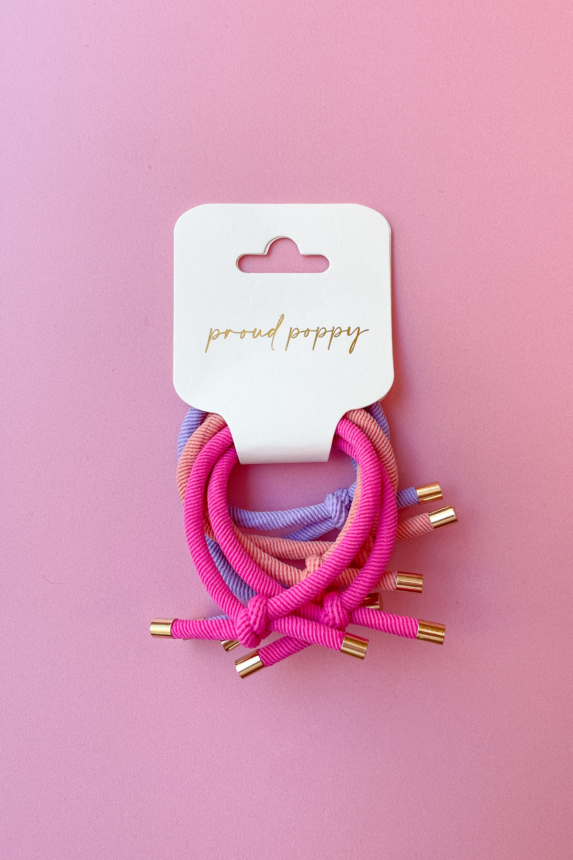 6 Pack Colorful Hair Ties for Women - No Damage Elastic Hair Bands for Ponytail, Workout, Yoga & Daily Use