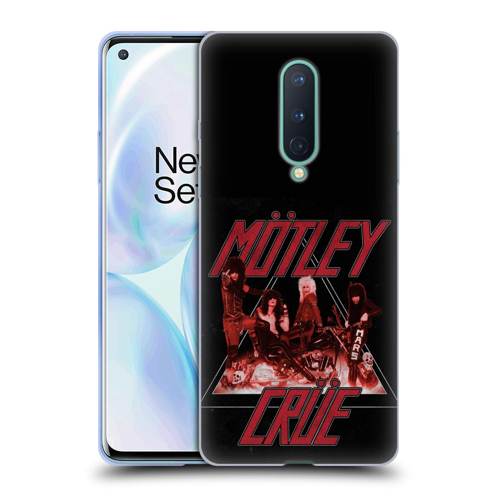 OnePlus 8 5G Case - Motley Crue Too Fast Key Art Soft Gel Phone Cover by Head Case Designs | Officially Licensed Rock Band Protection for Daily Use & Concerts