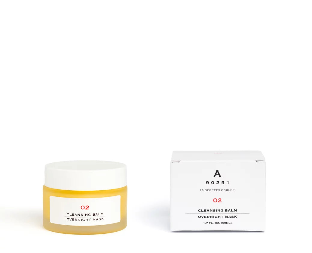 02 Cleansing Balm & Overnight Mask - 2-in-1 Deep Cleansing and Hydrating Face Treatment for Glowing Skin | Perfect for Nighttime Skincare Routine and Makeup Removal