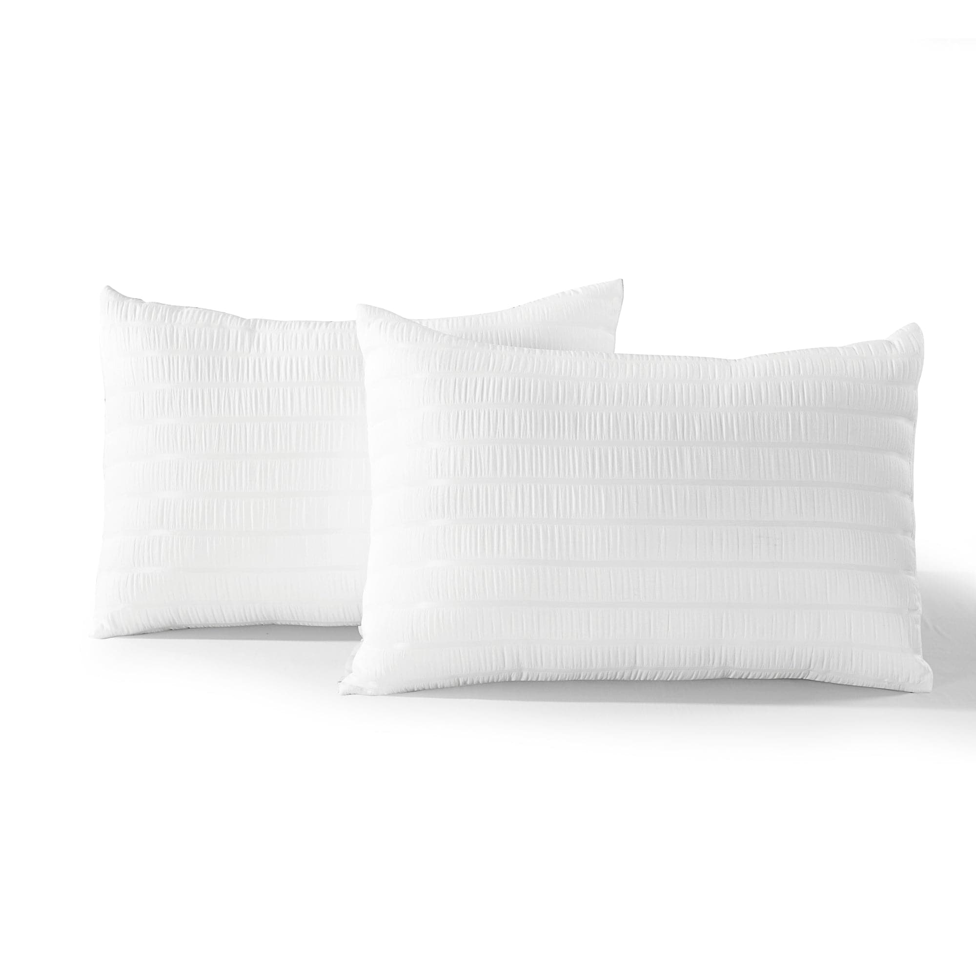Farmhouse Seersucker 5-Piece Comforter Set - Queen Size, Soft & Breathable Bedding Set with Pillow Shams - Perfect for Cozy Bedroom Decor & Guest Room Essentials
