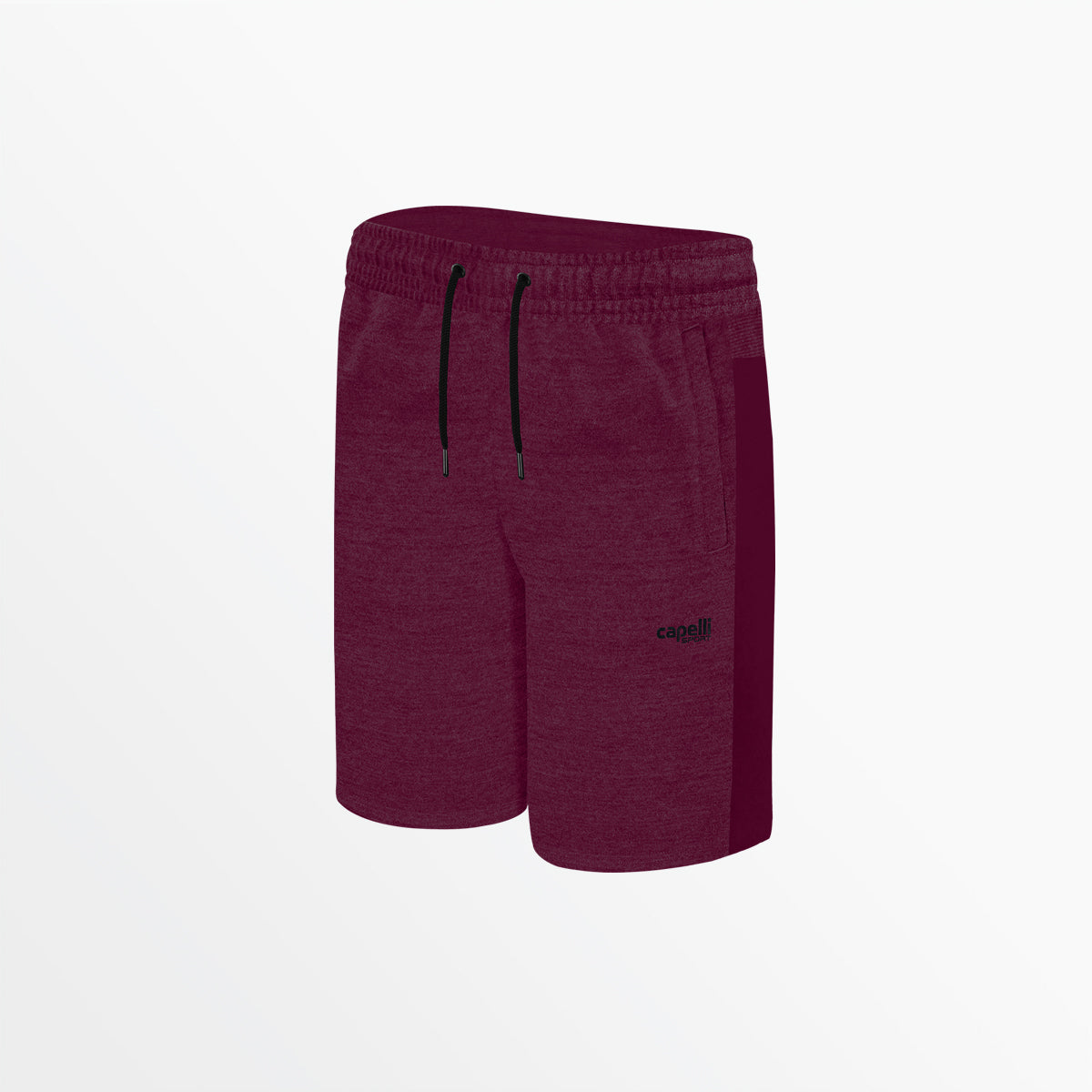Youth Heather Grey Athletic Shorts - Comfortable & Breathable for Running, Gym, and Casual Wear