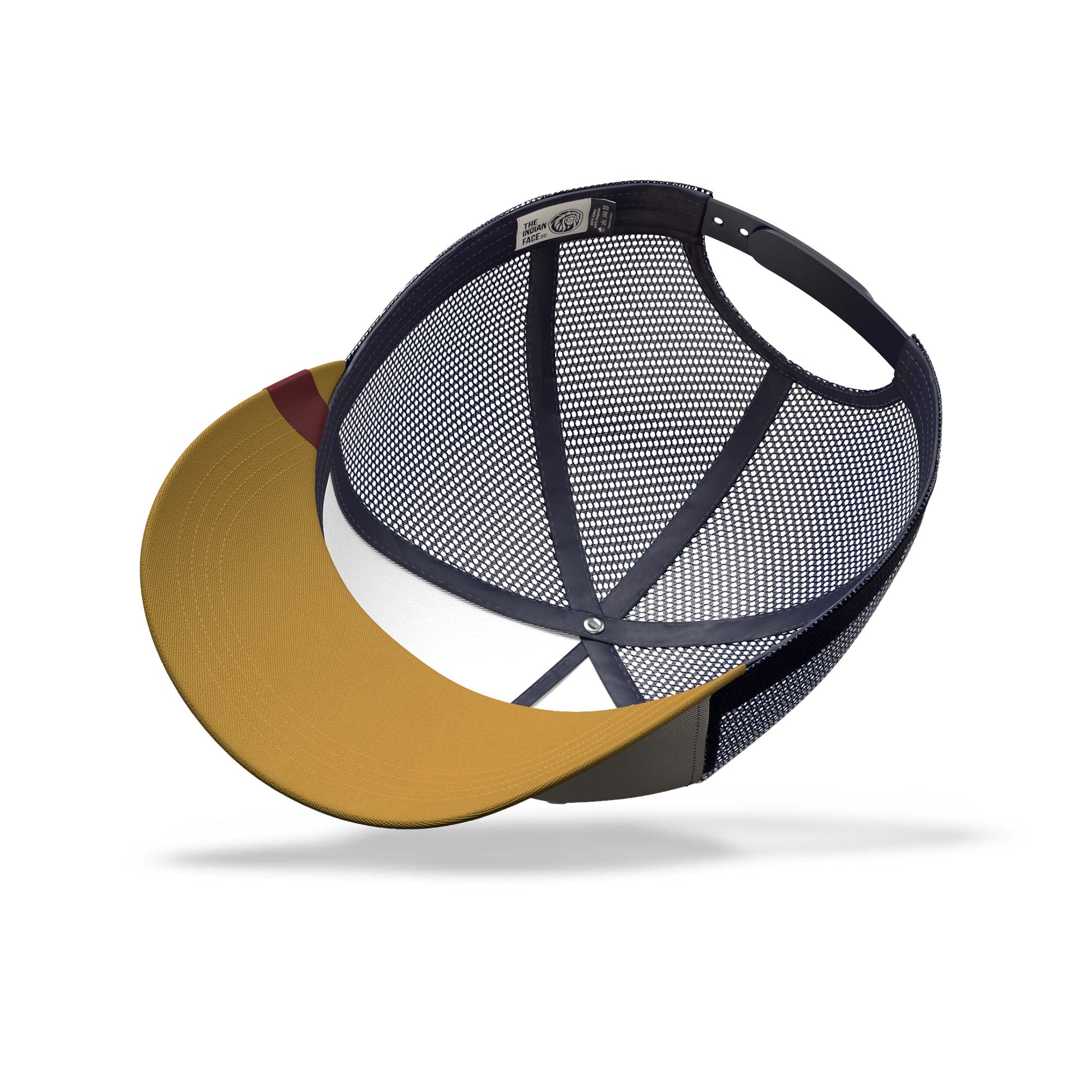 Indian Face Born to Kitesurf Baseball Cap - Brown Unisex Adjustable Hat for Men & Women | Perfect for Kitesurfing, Beach Outings & Outdoor Sports