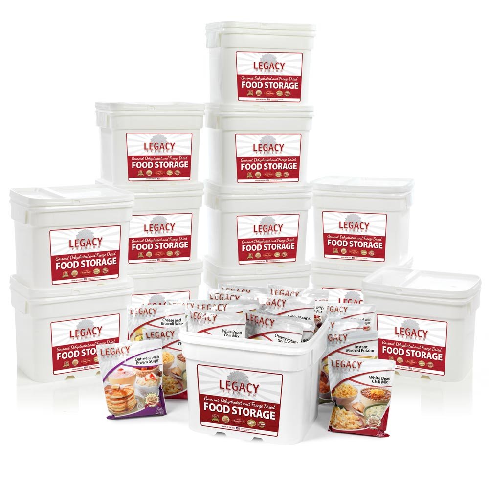 1440 Servings Emergency Survival Food Supply - 370 lbs Freeze Dried & Dehydrated Meals for Disaster Preparedness | Long Term Food Storage for Camping, Hurricanes, Earthquakes & Power Outages