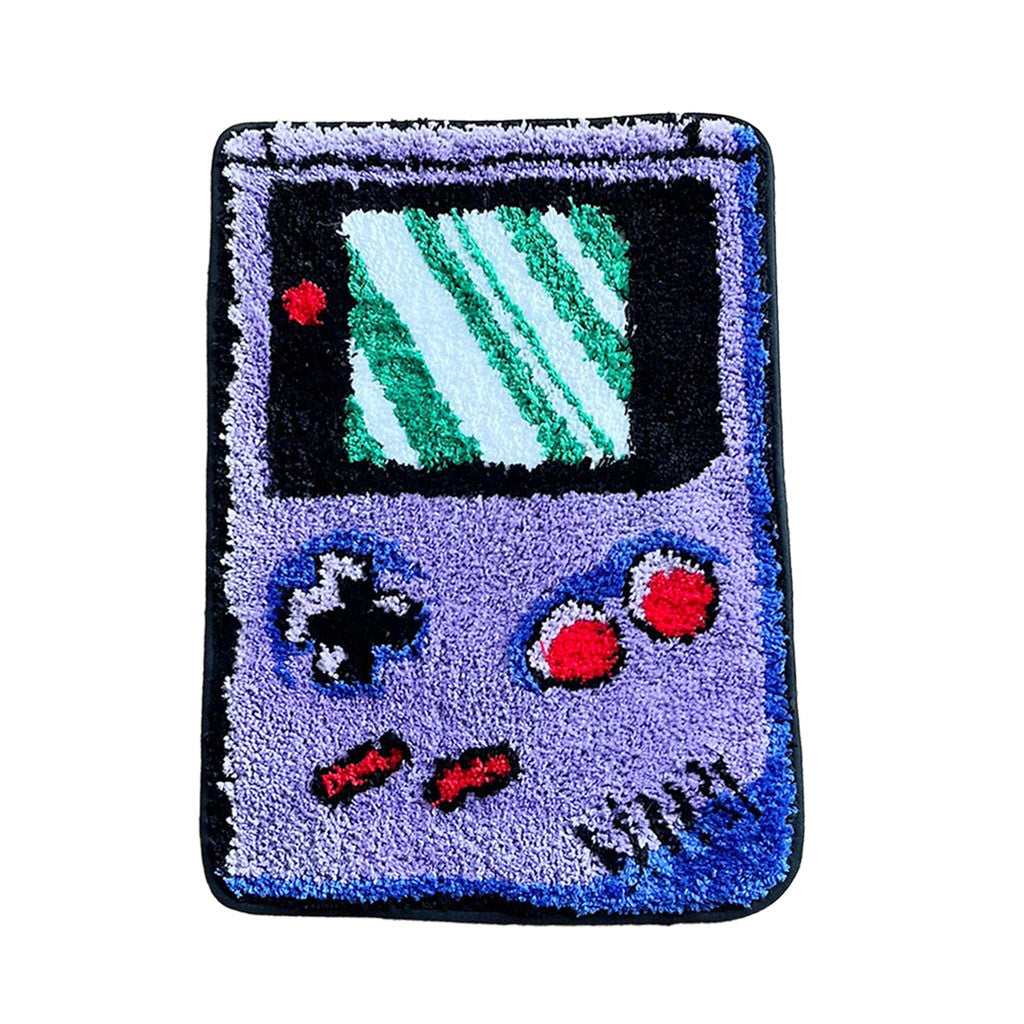 Stylish Game Console Themed Tufted Accent Rug - Soft & Durable Home Decor for Living Room, Bedroom, or Gaming Room - Perfect for Gamers & Interior Design Lovers