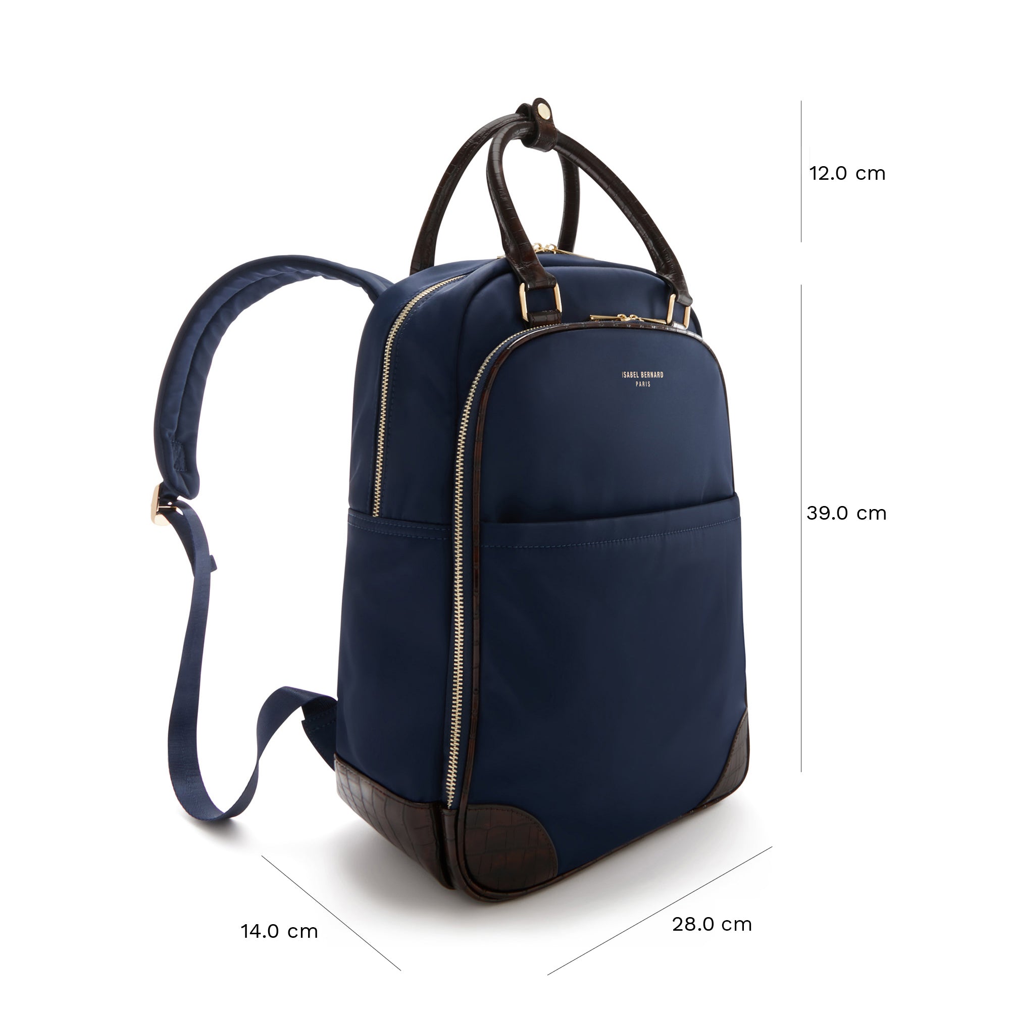 Du Louvre Cher Blue Backpack - Stylish & Durable Travel Backpack for School, Work & Outdoor Adventures | Water-Resistant & Spacious Design