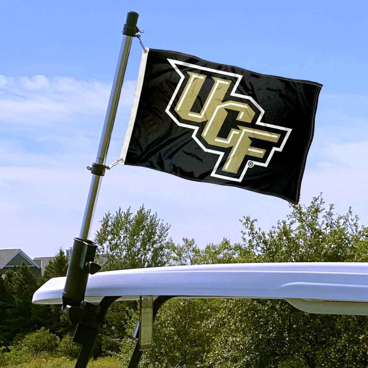UCF Knights Boat Flag - College Flags & Banners Co. Nautical Flags for Boats, Yachts & Tailgating - Show Your Team Spirit on Water & Land