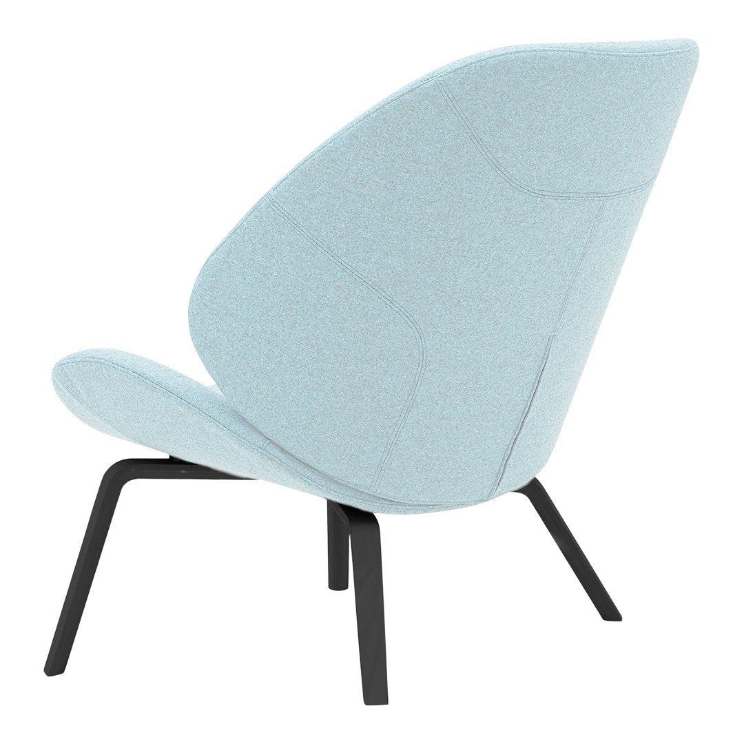 Eden Lounge Chair by Busk Hertzog - Modern Comfortable Accent Chair for Living Room, Bedroom & Patio - Softline Upholstered Relaxation Seating