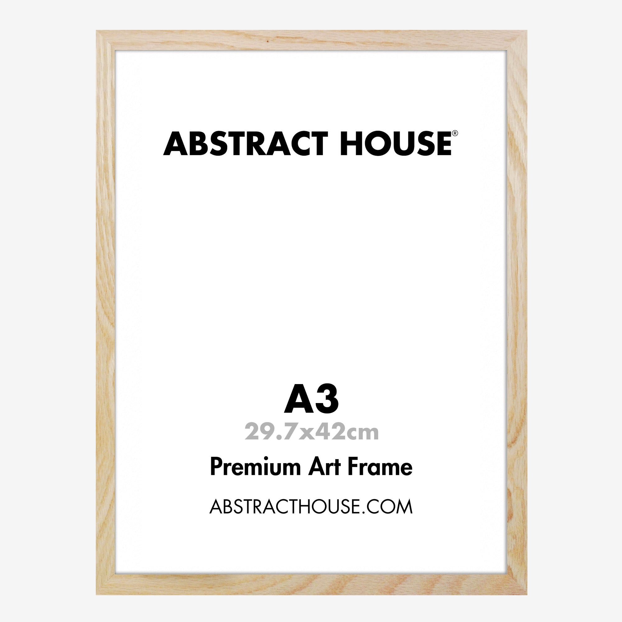 Premium A3 Size Wooden Picture Frame - Perfect for Displaying Photos, Artwork, and Certificates in Home, Office, or Gallery Settings