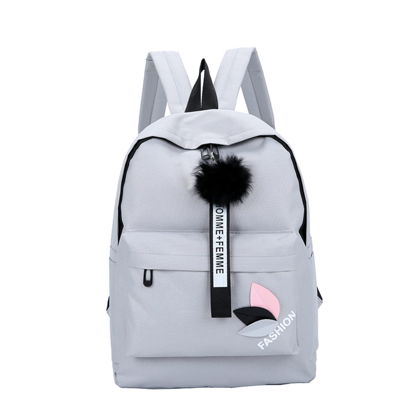 Stylish Korean Canvas Backpack for Women - Casual Travel & School Use